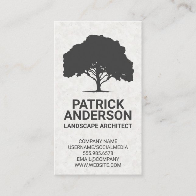 Large Tree | Gardener Business Card (Front)