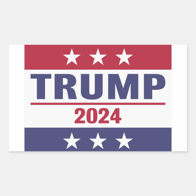 Large Trump 2024 Sticker (Front)