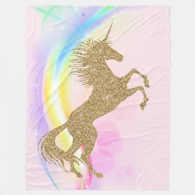 Large Unicorn Blanket (Front)