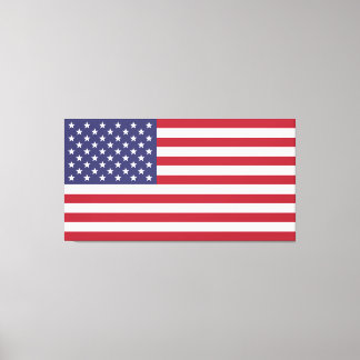 Large United States of America Flag Canvas Print