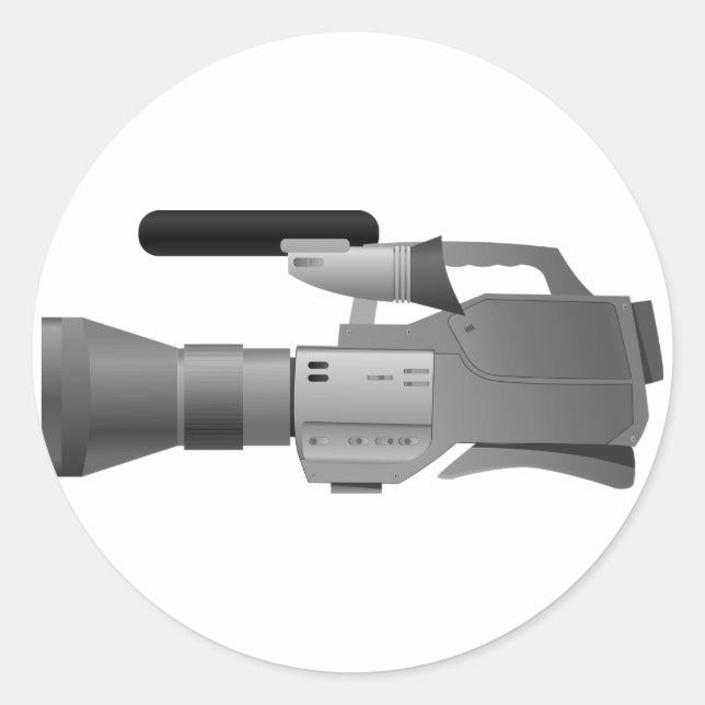 Large Video Camera Stickers (Front)