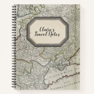 Large Vintage Custom Travel Notebook