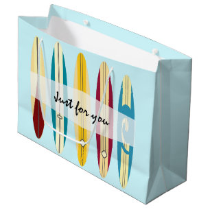 Large Vintage Longboards Large Gift Bag