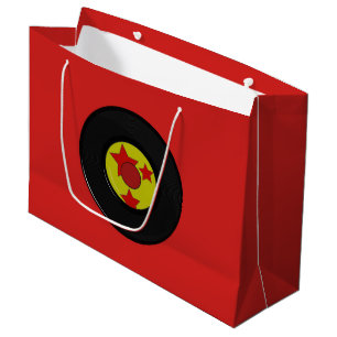 Large, Vinyl Record. Large Gift Bag