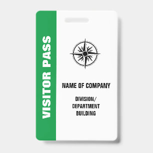 LARGE VISITOR BADGE