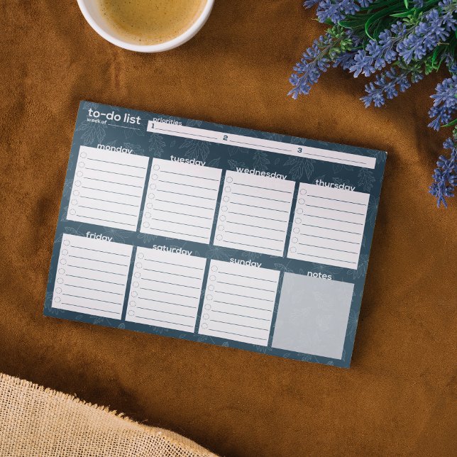 Large Weekly To-Do List - Leaf Design Notepad (Creator Uploaded)