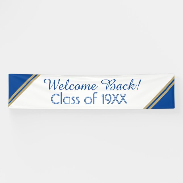 Large Welcome back class reunion Banner (Horizontal)