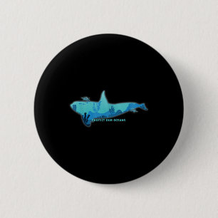 Large Whale Environmental Protection, Climate Prot 2 Inch Round Button