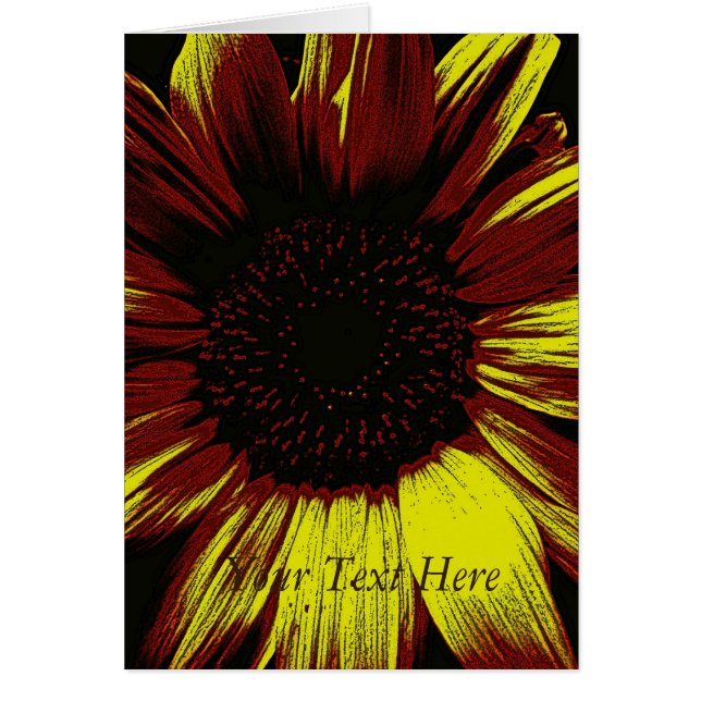 large yellow sunflower photographic art original (Front)