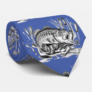 Largemouth Bass ネクタイ Tie
