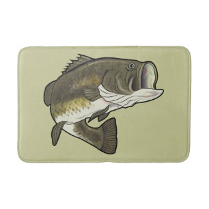 Largemouth Bass Bath Mat