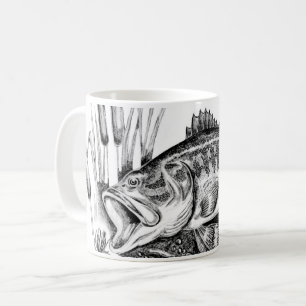 Largemouth bass coffee mug