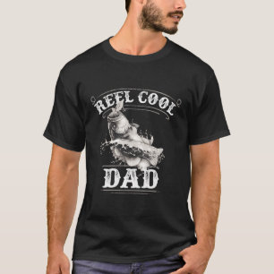 Largemouth Bass Fishing Design For A Reel Cool Dad T-Shirt