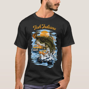 Largemouth Bass Fishing Graphic print T-Shirt