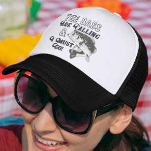 Funny Fishing Quotes Hats & Caps