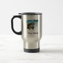 Largemouth Bass Fishing travel mug