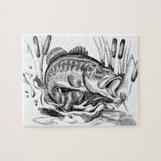 Largemouth bass jigsaw puzzle