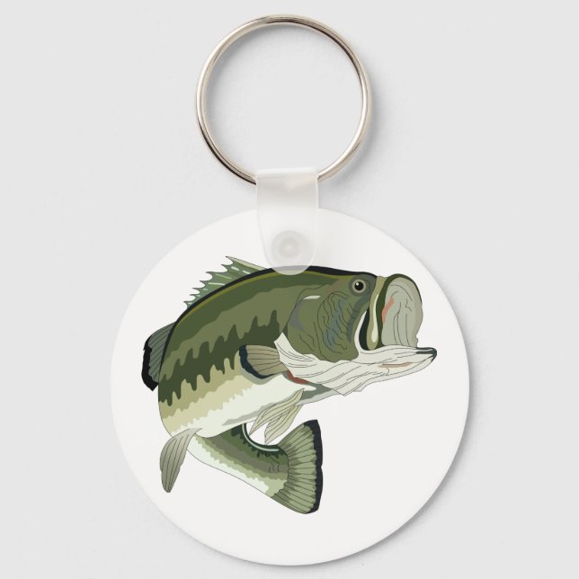 LARGEMOUTH BASS KEYCHAIN (Front)