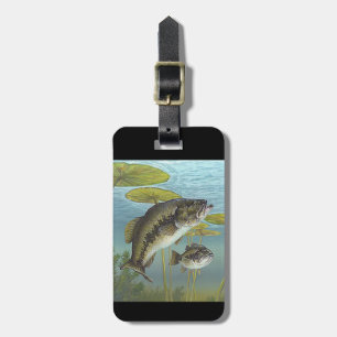 Largemouth Bass Luggage Tag