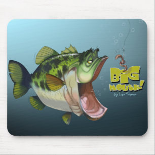 LargeMouth Bass Mouse Pad