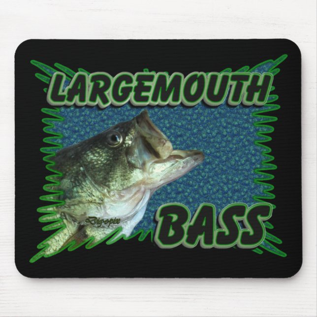 Largemouth Bass Mouse Pad (Front)