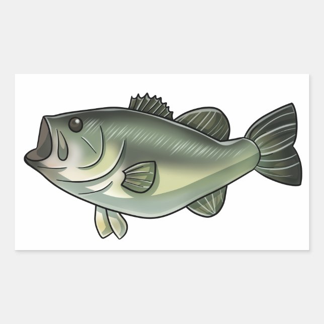 Largemouth Bass Sticker (Front)