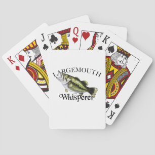 Largemouth Bass Whisperer Playing Cards