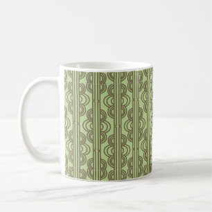 Larger Green Oval Chains  Coffee Mug