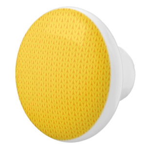 Larger Knit Get Organized Yarn Image Ceramic Knobs