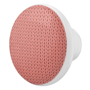 Larger Knit Get Organized Yarn Image Ceramic Knobs