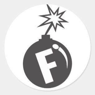 larguer des autocollants de f-bombe