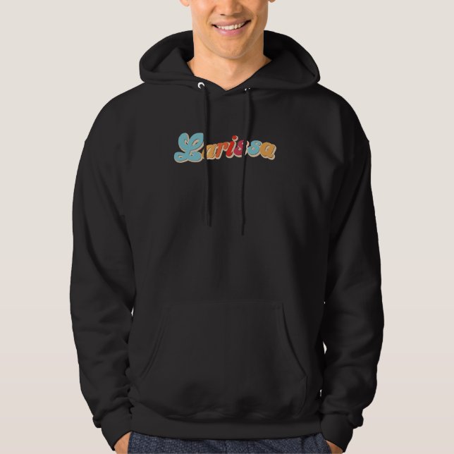 Larissa Personalized Name Shirt Custom Groovy 80's (Front)