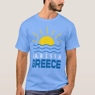 Larissa Sunshine And Sea Men's Blue T-Shirt