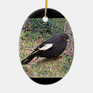 Lark Bunting (Colorado) Ceramic Ornament