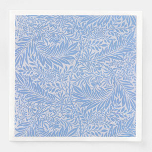 Larkspur by William Morris Napkin