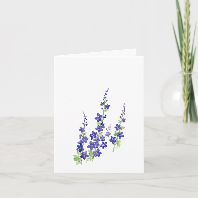 Larkspur Note Card (Front)