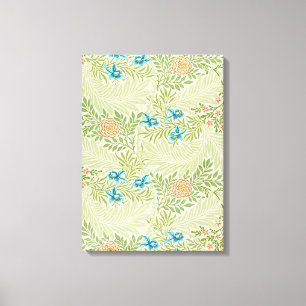 Larkspur Pattern (by William Morris) Canvas Print