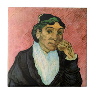L'Arlesienne (Madame Ginoux) by Vincent van Gogh Tile