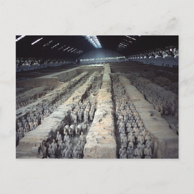L'armée de terre cuite, Xian, Chine, carte postale (Devant)