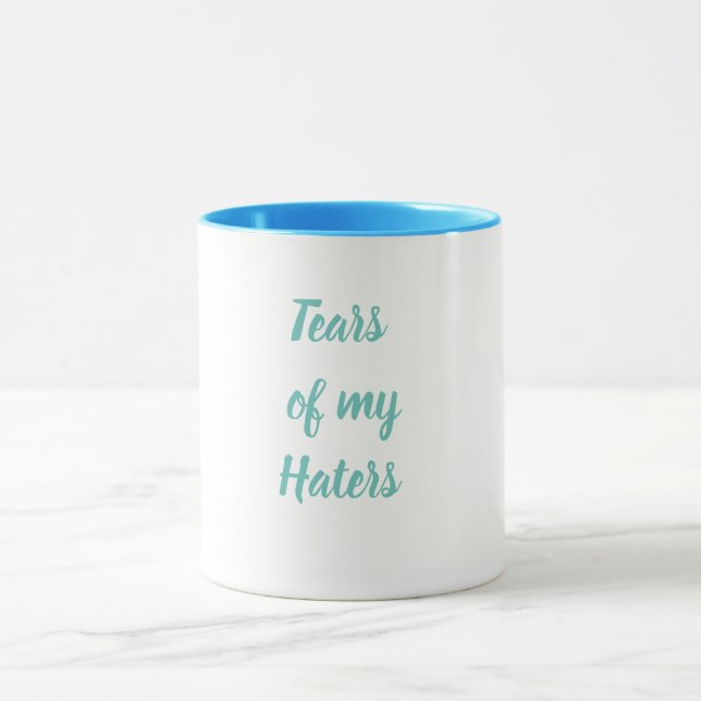 Larmes drôles de ma tasse en céramique de haineux (Centre)