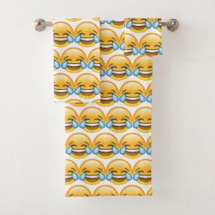 Larmes pleurantes riantes d'emoji de joie