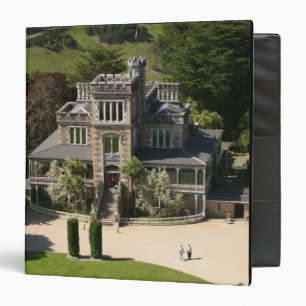 Larnach Castle, Dunedin, New Zealand - aerial Binder