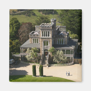 Larnach Castle, Dunedin, New Zealand - aerial Magnet