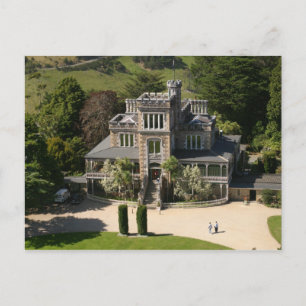 Larnach Castle, Dunedin, New Zealand - aerial Postcard