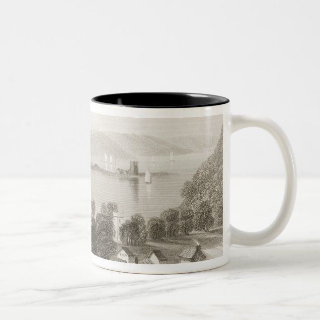 Larne, County Antrim, Northern Ireland Two-Tone Coffee Mug (Right)