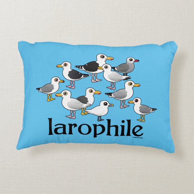 Larophile Decorative Pillow (Back)