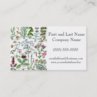 Larousse Digestive Plants Nature Garden Art Business Card