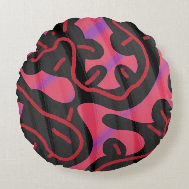 LaRr Round Pillow (Front)
