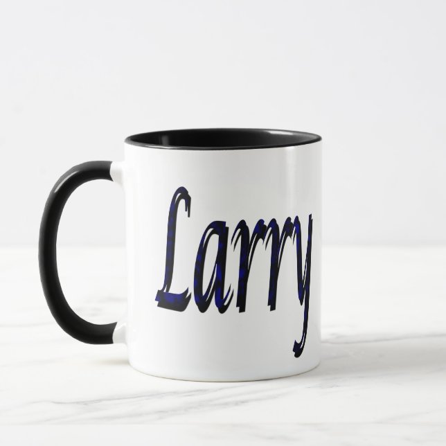 Larry, Name, Logo, Mug (Left)