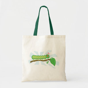 Larry the Caterpillar Illustration Tote Bag